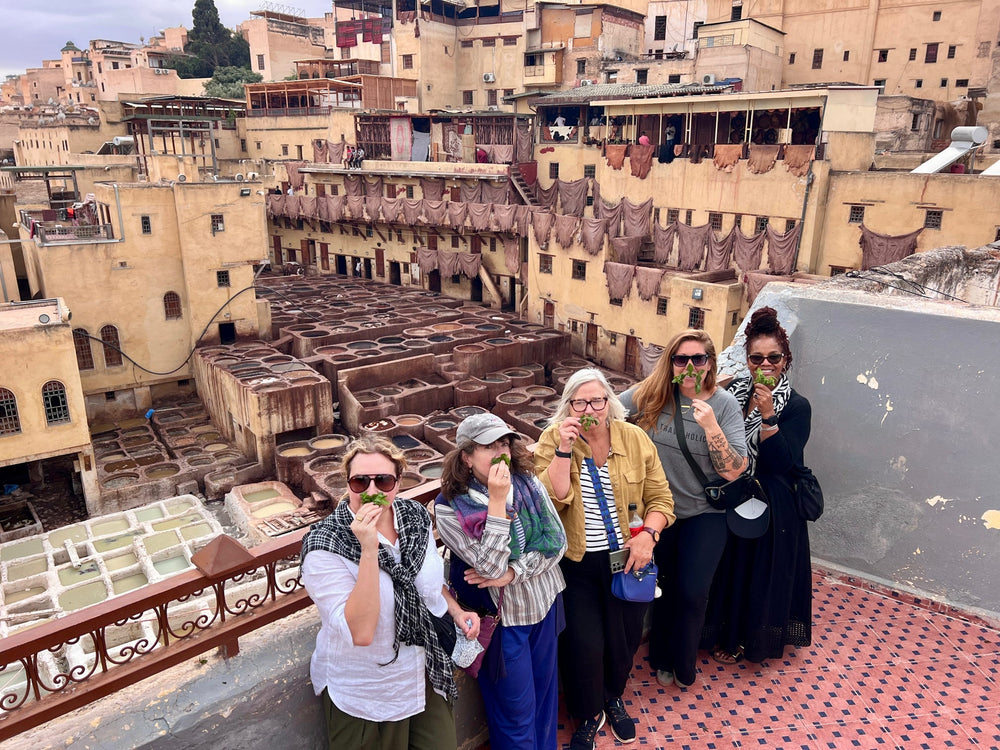 Damesly travelers in Morocco together